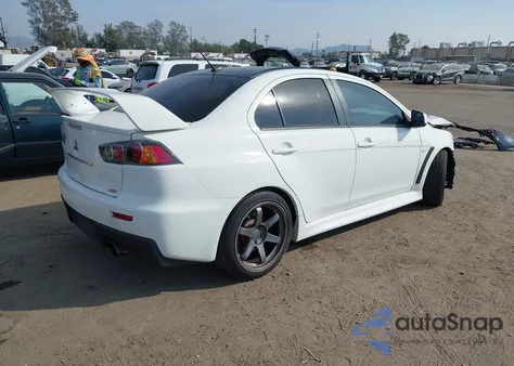 2014 Mitsubishi Lancer Evolution Mr из США, поврежденный, VIN JA32W5FV6EU019433